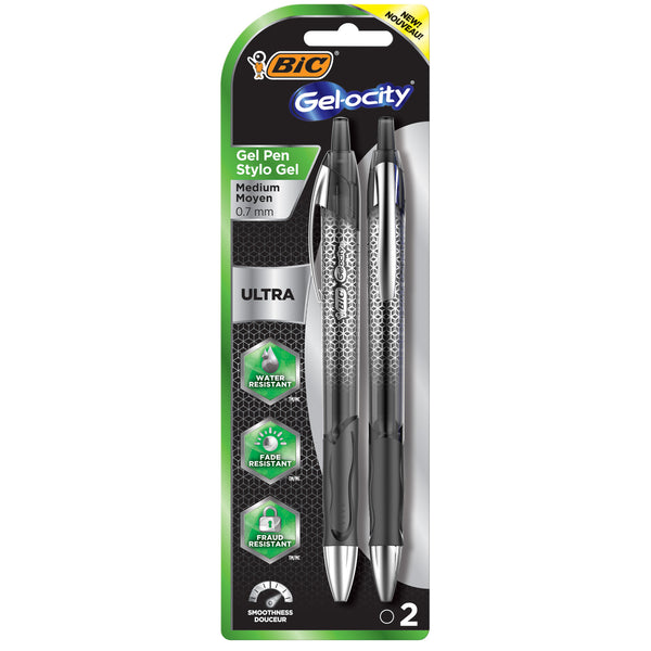 BIC Gel Retractable Pens Fine Pen Point