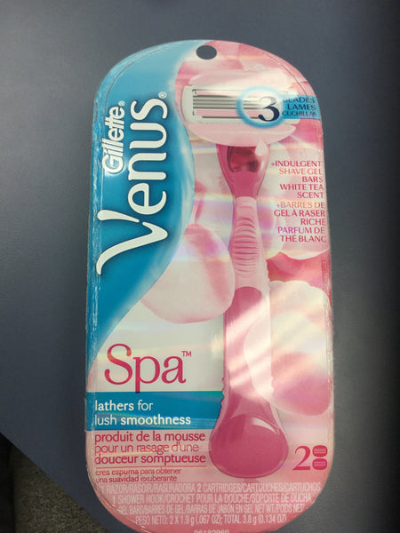 Gillette Venus Spa Razor (+3 Shave Gels)