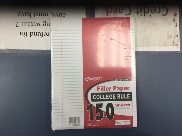 Filler paper