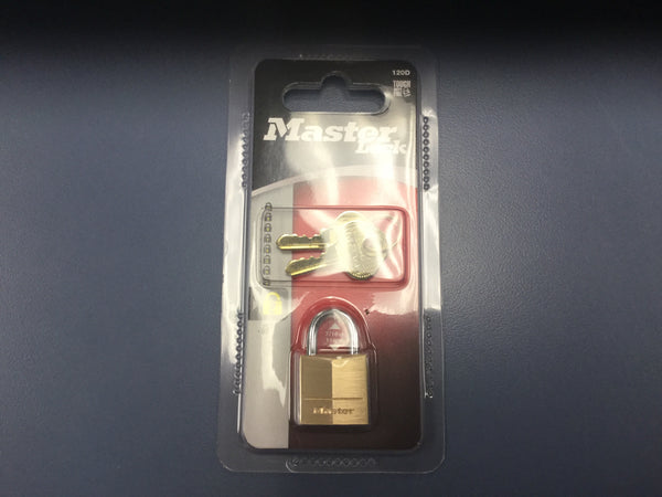Master lock brass padlock