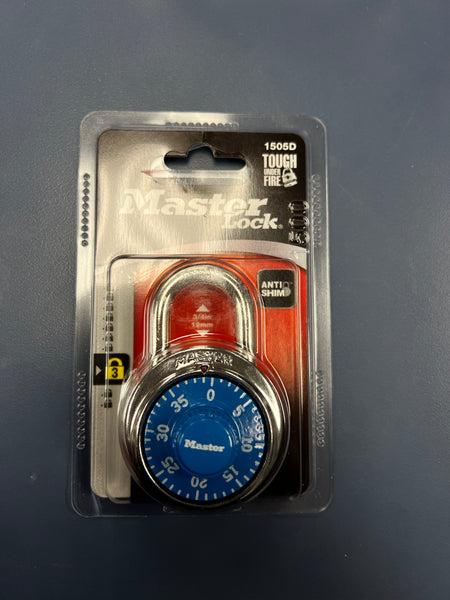 Master lock combination dial padlock