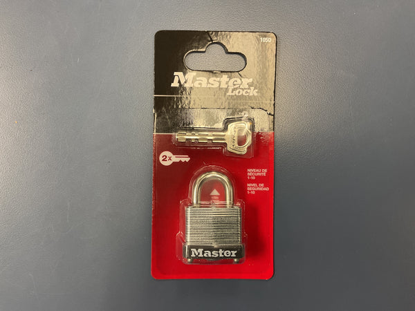 Master lock silver warded padlock