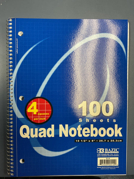 Quad Notebook