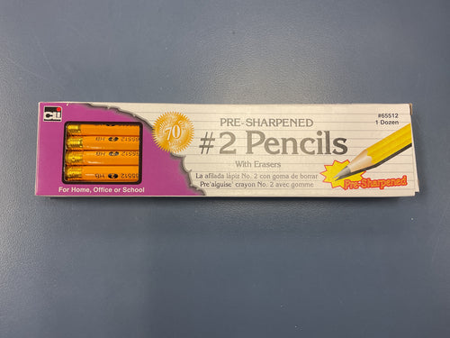 CLI pre-sharpened #2 pencils