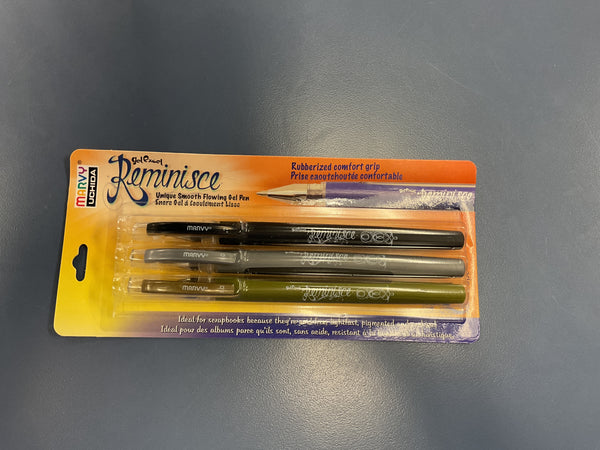 Uchida Reminisce gel pen 3pk