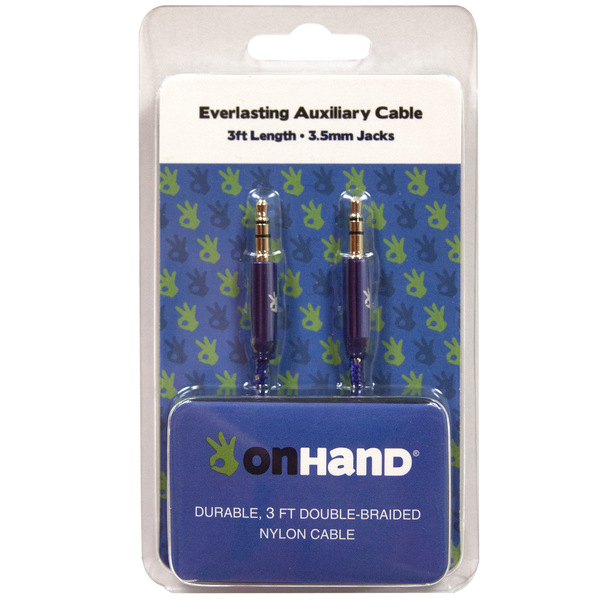 Onhand Everlasting Auxiliary Cable 3ft