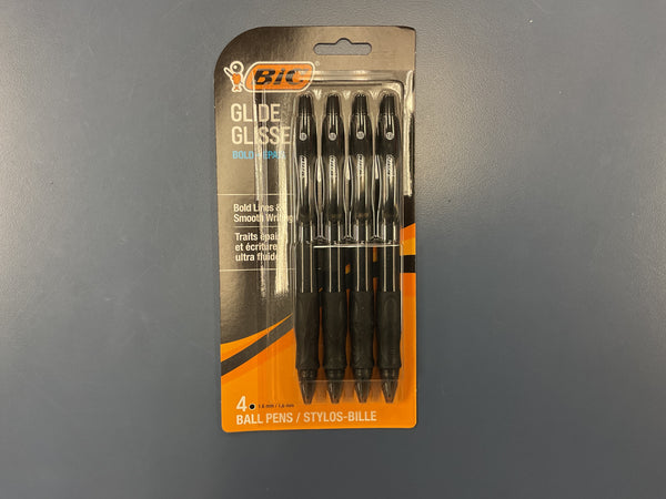 BIC glide bold retractable pen