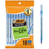 BIC Xtra Life Ballpoint Pens, Medium Tip, 10ct - Blue