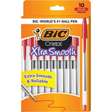 Red Cristal Ballpoint Stick Pens