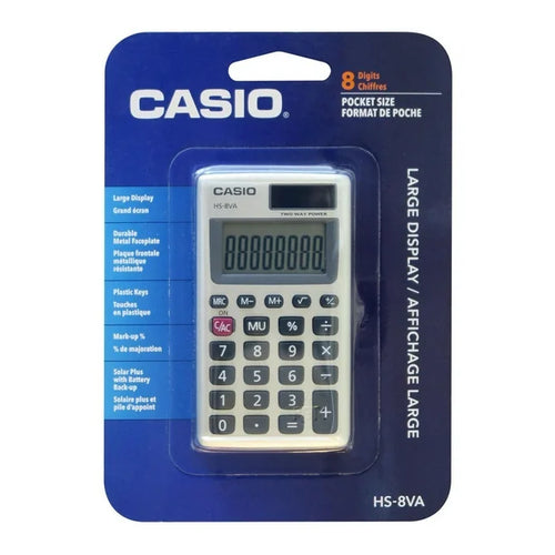Casio Hs-8va Handheld Calculator