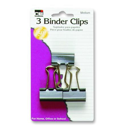3 Binder clips