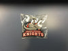 Queens college knight keychain