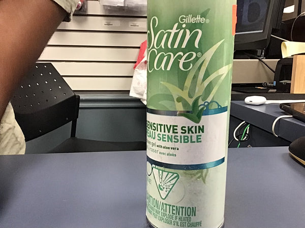Gillette satin care sensitive skin care