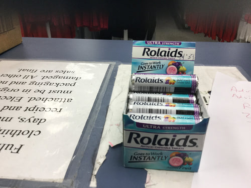 Rolaids antacid chewable tablets