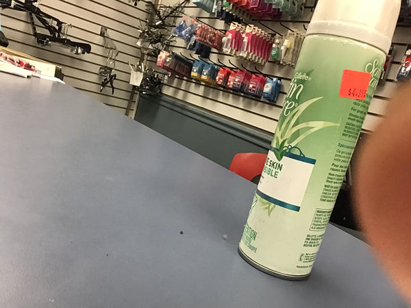 Gillette satin care sensitive skin care