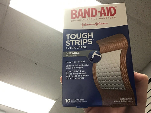 Band-aid tough strips