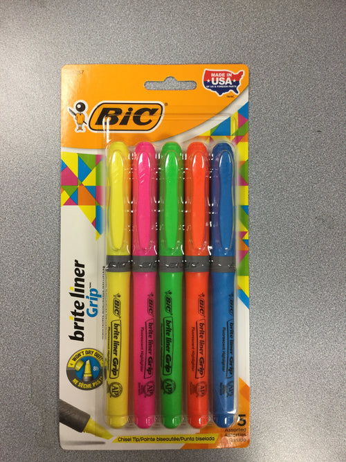 BIC Highlighter 5 pack