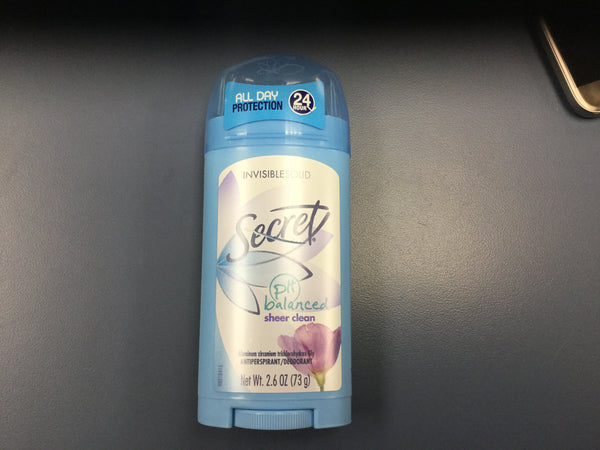 Secret Invisiblesolid sheer