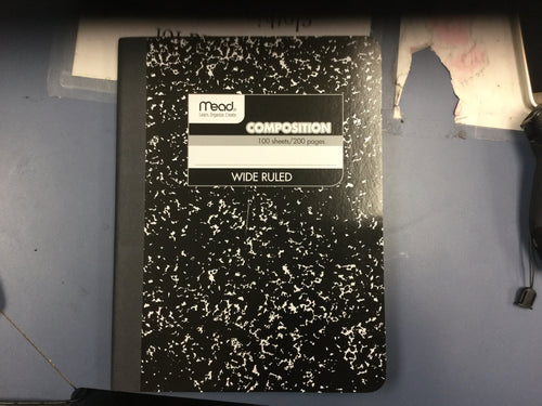 Mead composition notebook