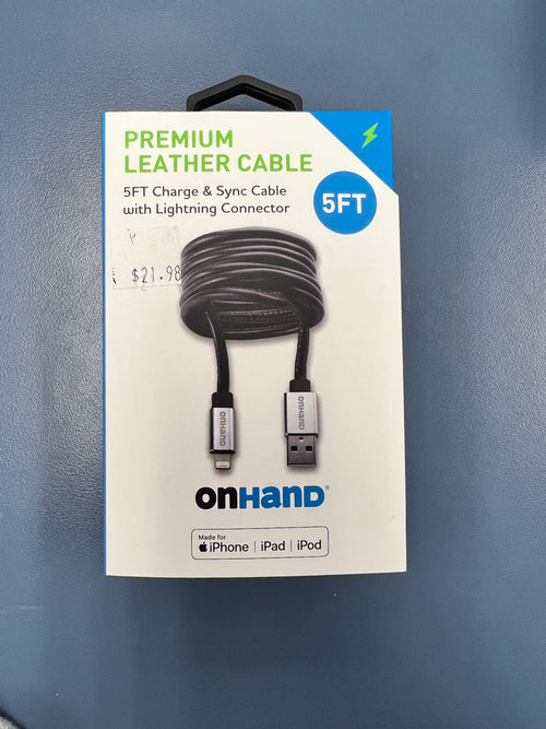 Onhand iPhone 5ft Charger