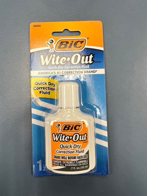 Bic Quick Dry Wite Out